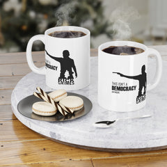 This Isn't a Democracy Anymore Rick Grimes Ceramic Mug