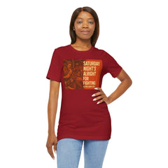 Music Inspired Unisex Tee - Saturday Nights All Right For Fighting Graphic