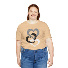 Triple Heart Design Tee