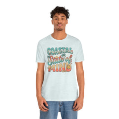 Coastal State of Mind Tee — Retro Beach Graphic T-Shirt
