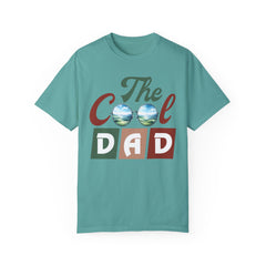 THE COOL DAD, sunglasses graphic, Comfort Colors 1717, unisex garment-dyed t-shirt, retro sunglasses tee, gift for him, Birthday gift tee, Vintage graphic tee, shiny shades Tee, Fathers Day Shirt