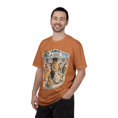 Front Graphic "Who Let the Cats Out?" Baldwin Harbor Animal Hospital Cute Vet Clinic T Shirt