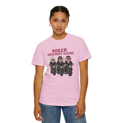 Biker Granny Gang T-shirt, Unisex Tee for Motorcycle Lovers, Fun Gift for Bikers, Unique Graphic Shirt, Perfect for Rides or Casual Wear