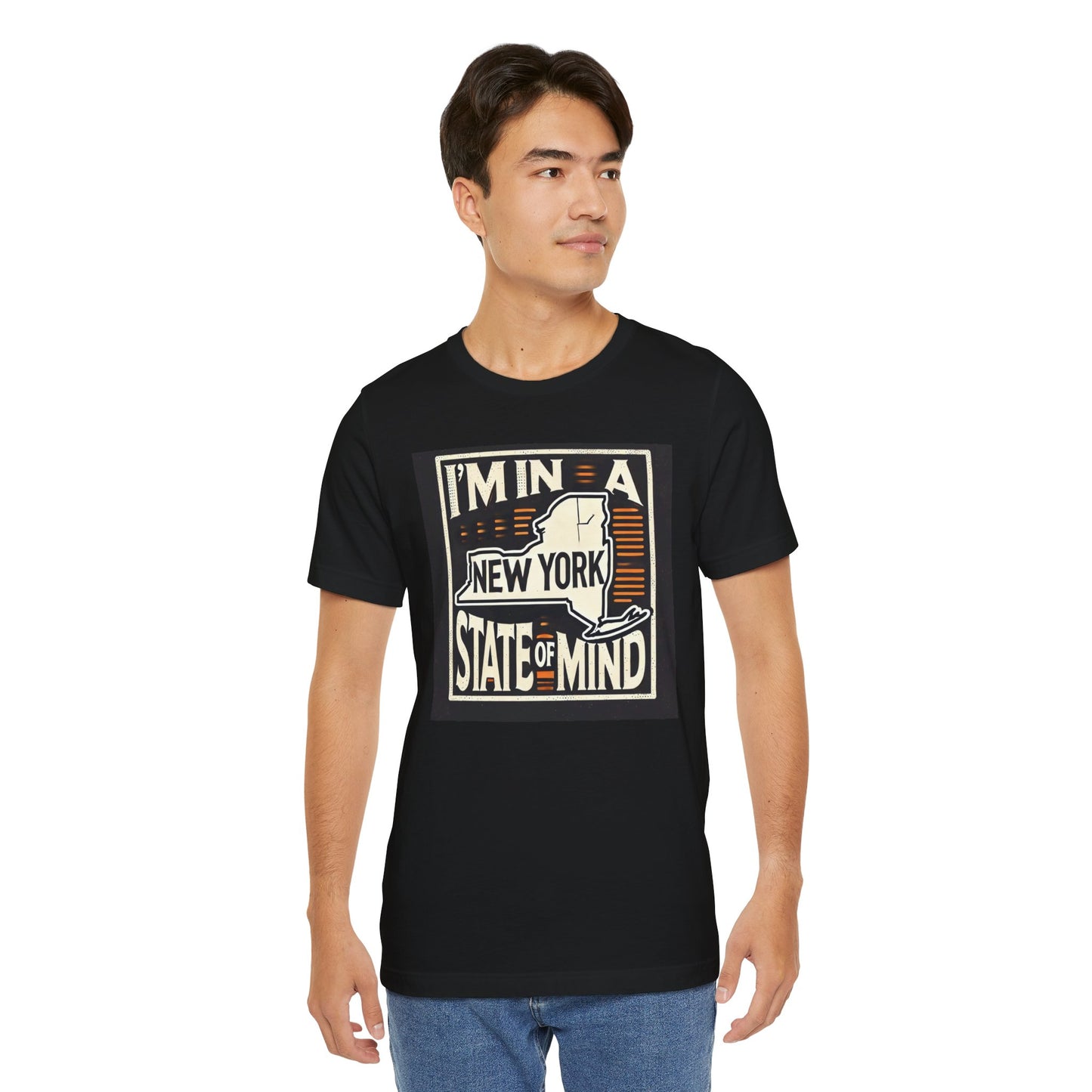 I'm In A New York State Of Mind - Graphic Unisex Jersey Short Sleeve Tee