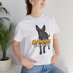 My Therapist Has A Wet Nose Personalized with your dog(s) image T-Shirt