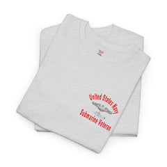 SUBMARINER RED Friday T Shirt with Fouled Anchor, American Flag, FBM / Boomer Silhouette. Remember Everyone Deployed, Dolphins