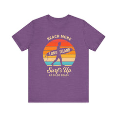 Gilgo Beach Vibes Unisex Tee - Surf's Up Long Island | Summer Shirt