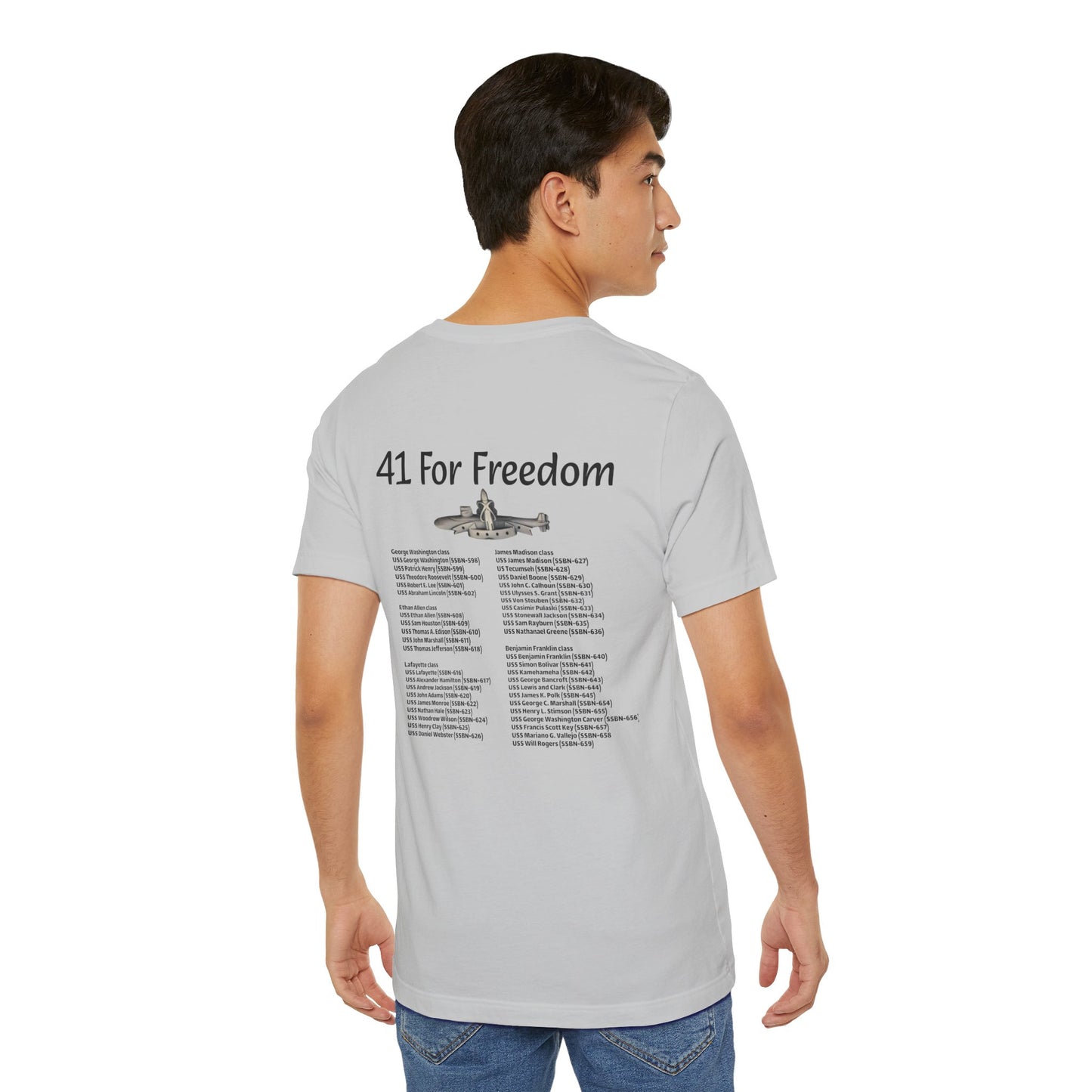 41 For Freedom Unisex Jersey Short Sleeve Tee