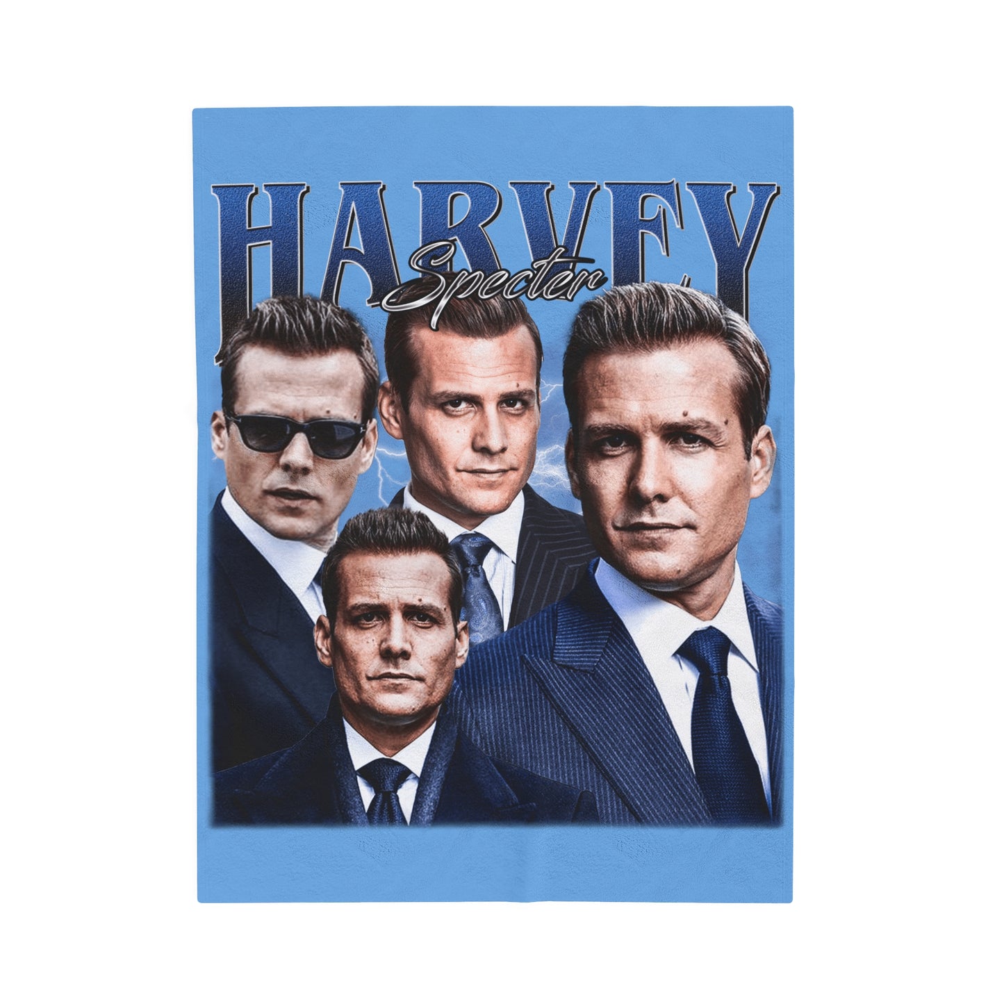 Harvey Specter - Velveteen Plush Blanket | Suits TV Show | Fan Gift | Lawyer Gift | Gift For Him | Gift For Her | Pop Culture \ Comfy Gift