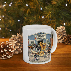 Who Let The Dogs Out Baldwin Harbor Animal Hospital Ceramic Mug – (11oz/15oz)