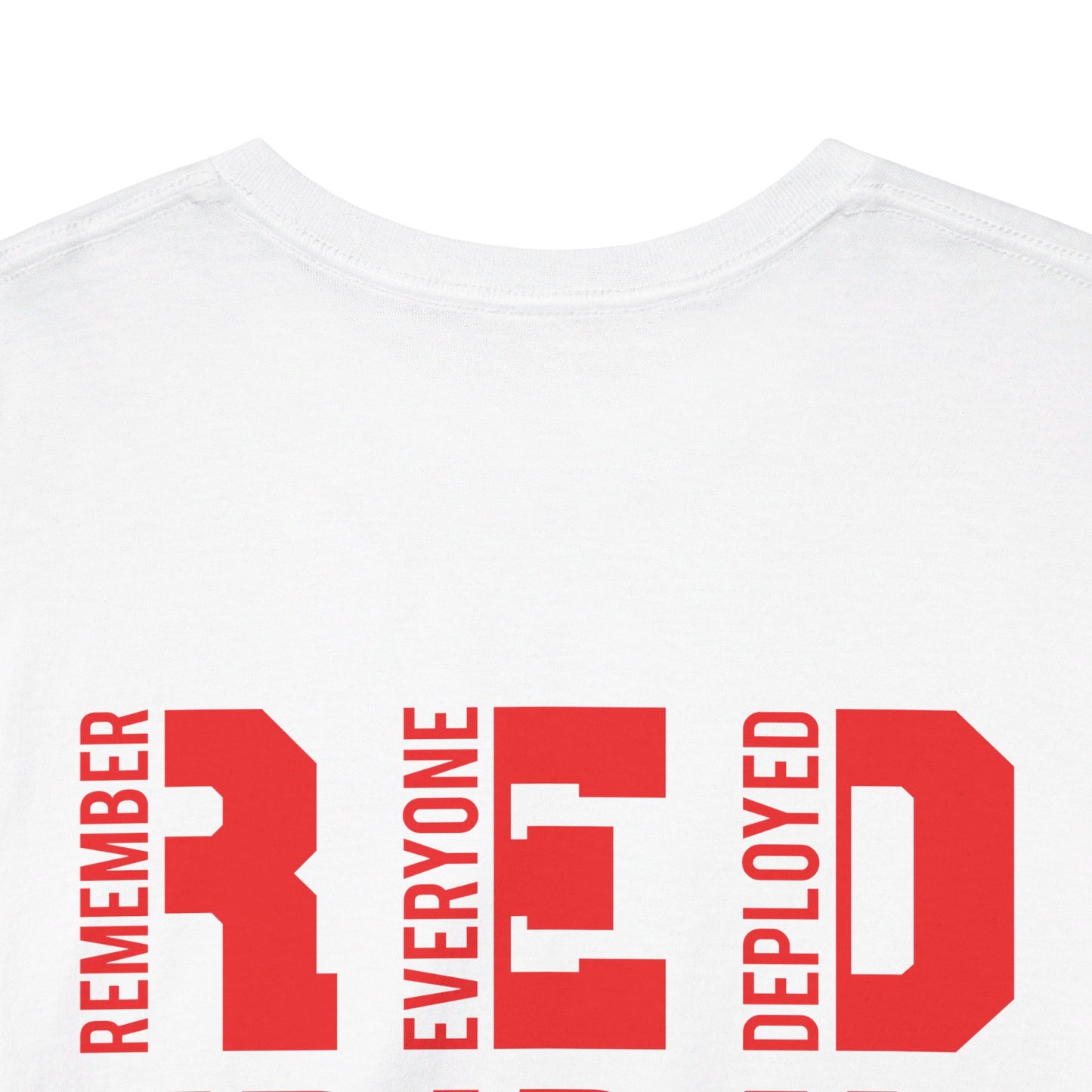 SUBMARINER RED Friday T Shirt with Fouled Anchor, American Flag, FBM / Boomer Silhouette. Remember Everyone Deployed, Dolphins