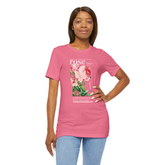 Rose Definition Unisex Tee - Symbol Of Romance, Love, Beauty And Courage
