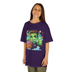 Kids Halloween Frankenstein Monster Tee