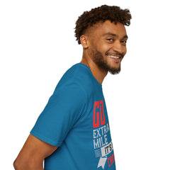 Go The Extra Mile Its Never Crowded Unisex Softstyle T-Shirt