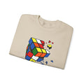 Cracked Rubik's Cube Unisex Heavy Blend™ Crewneck Sweatshirt