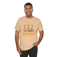 100 Days of School Brighter Teacher Appreciation T-Shirt