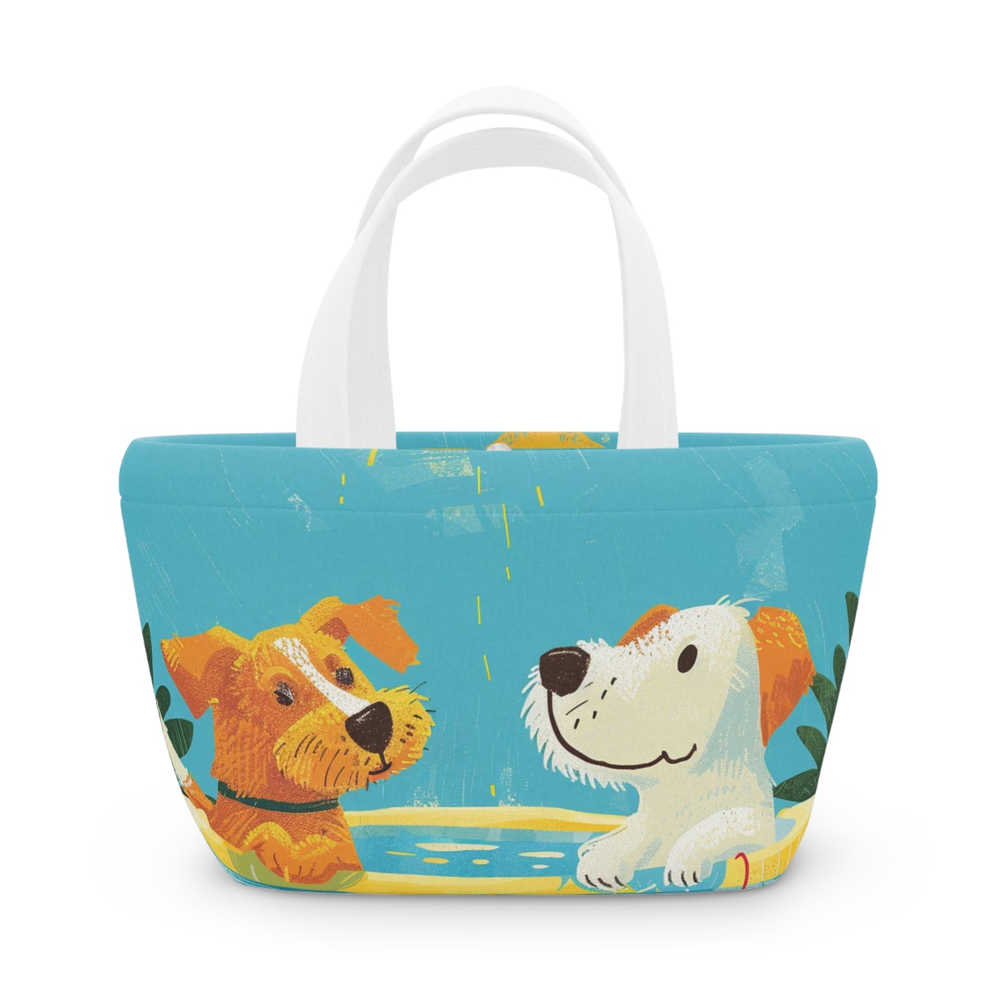 Duke And Molly Dog Themed Swim Buddies - Lunch Bag