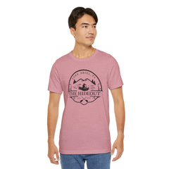 The Hideout Lake Ariel Tee — Vintage Lakeside Cabin T-Shirt