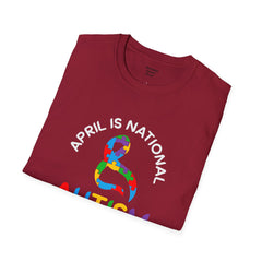 Autism awareness tee, softstyle, unisex autism shirt, short sleeve autism tee, shirt for autism, support autism shirt, gift for autistic kid