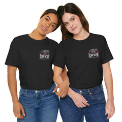 Halloween Scare Actor - Front and Back Graphic Unisex Jersey Short Sleeve Tee