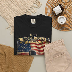 USS Theodore Roosevelt SSBN-600 T-Shirt – "Speak Softly and Carry a Big Stick" Patriotic Submarine Tee