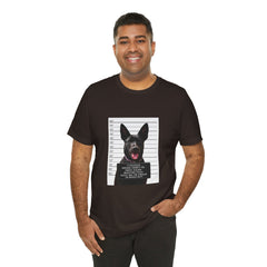 K9 Mugshot Personalized with your Dog T-Shirt