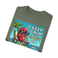 Keep Calm And Kidney On Graphic Unisex Garment-Dyed T-shirt