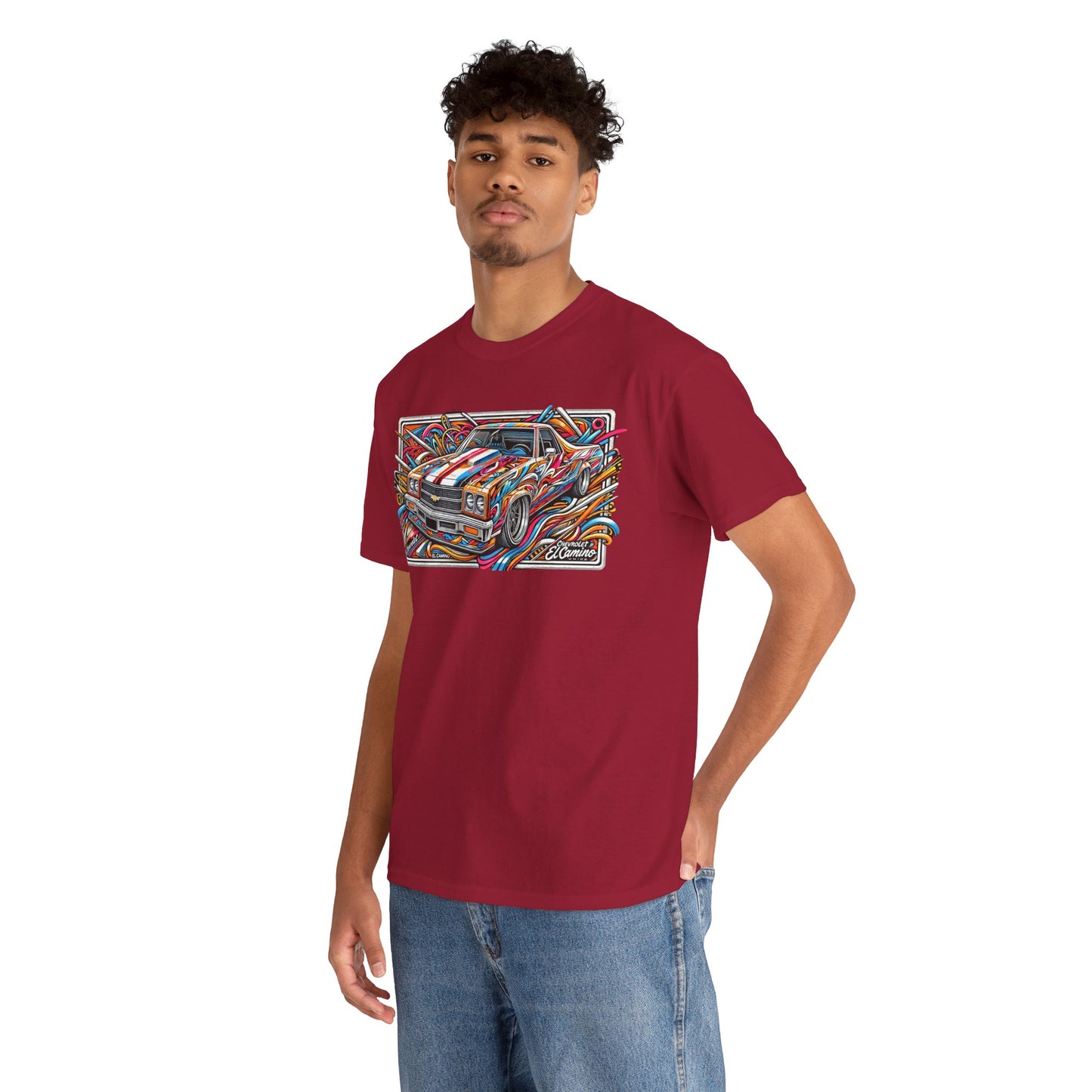 Graffiti Mania Chevrolet El Camino Graphic - Unisex Heavy Cotton Tee