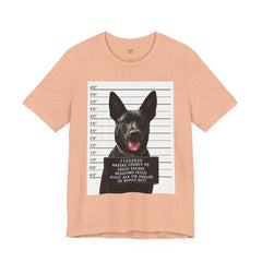 K9 Mugshot Personalized with your Dog T-Shirt