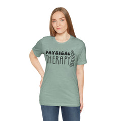 Physical Therapy Unisex Tee - Spine Graphic Gift for PT Student