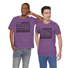 Raising Patriots Tee – Americana Stars & Stripes Family Pride T-Shirt