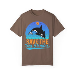 Save The Sea Pandas Comfort Colors Unisex Garment-Dyed T-shirt