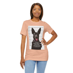 K9 Mugshot Personalized with your Dog T-Shirt