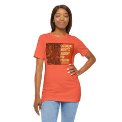 Music Inspired Unisex Tee - Saturday Nights All Right For Fighting Graphic