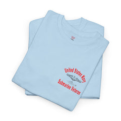 SUBMARINER RED Friday T Shirt with Fouled Anchor, American Flag, FBM / Boomer Silhouette. Remember Everyone Deployed, Dolphins