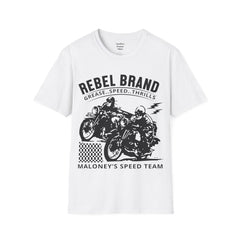 Rebel Brand Motorcycle Race Team Unisex Softstyle T-Shirt
