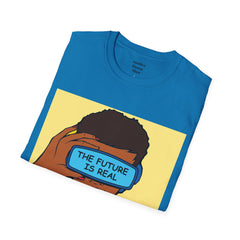 The FUTURE Is REAL Pop Art Woman Unisex Softstyle T Shirt
