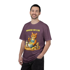 Whisker Cat Baking T-Shirt — Cute Cat Chef Graphic Tee