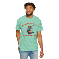 Acoustic Sunshine Parrot Vibes T-Shirt
