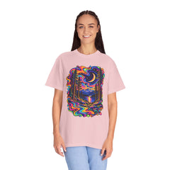 Mystical Psychedelic Moonlit Forest T-Shirt