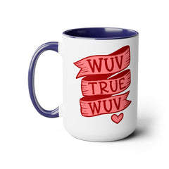 Wuv True Wuv Accent Mug,The Clergyman,Princess Bride Mug,80s Movie Quote,Gift for movie lover,vintage film gift,comedy movie mug,romcom mug