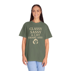 Classy Sassy T-shirt, Unisex Casual Top, Statement Tee, Gift for Her, Fashion Apparel, Birthday Humor Shirt
