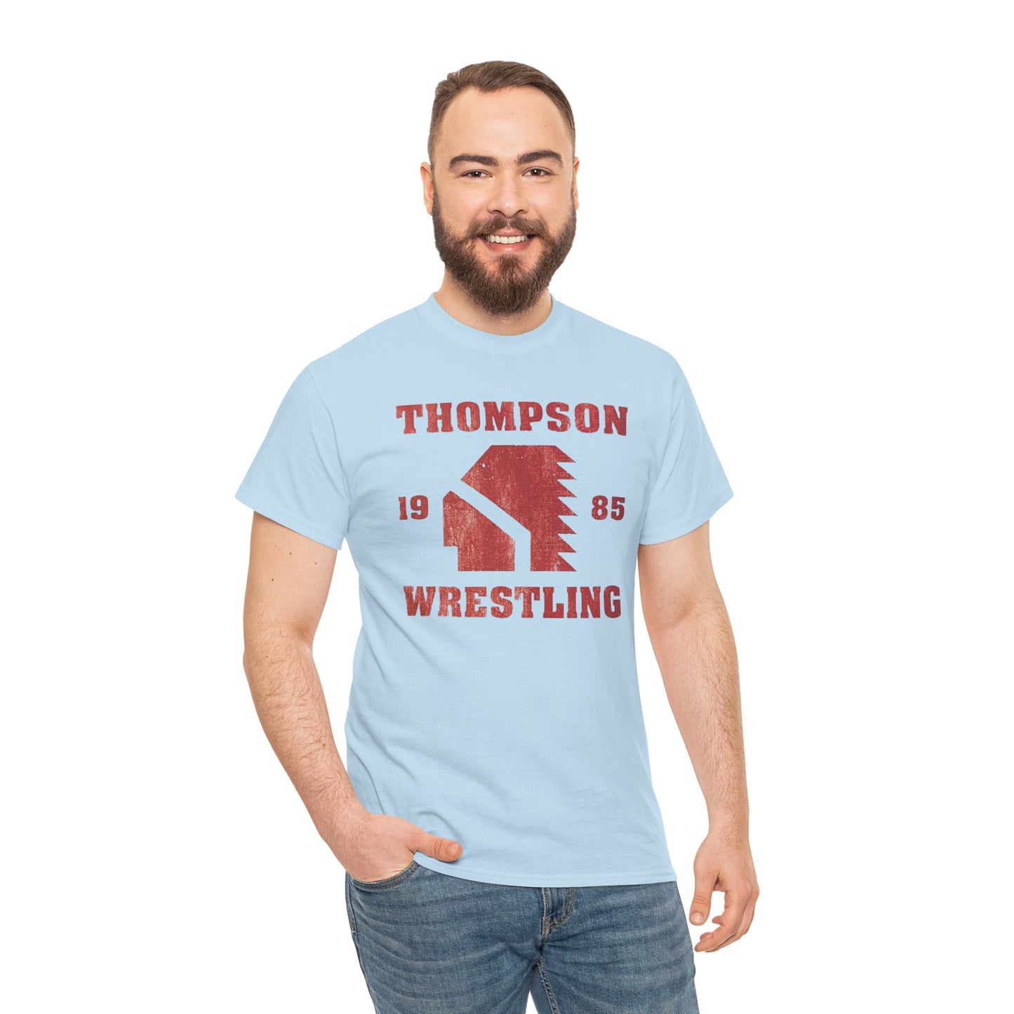 THOMPSON WRESTLING 1985, Unisex Heavy Cotton Tee