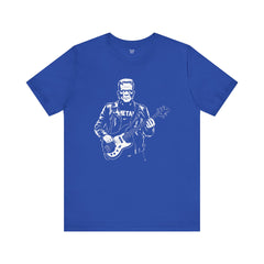Franken Stein Metal Bass Guitarist - Unisex Jersey Short Sleeve Tee