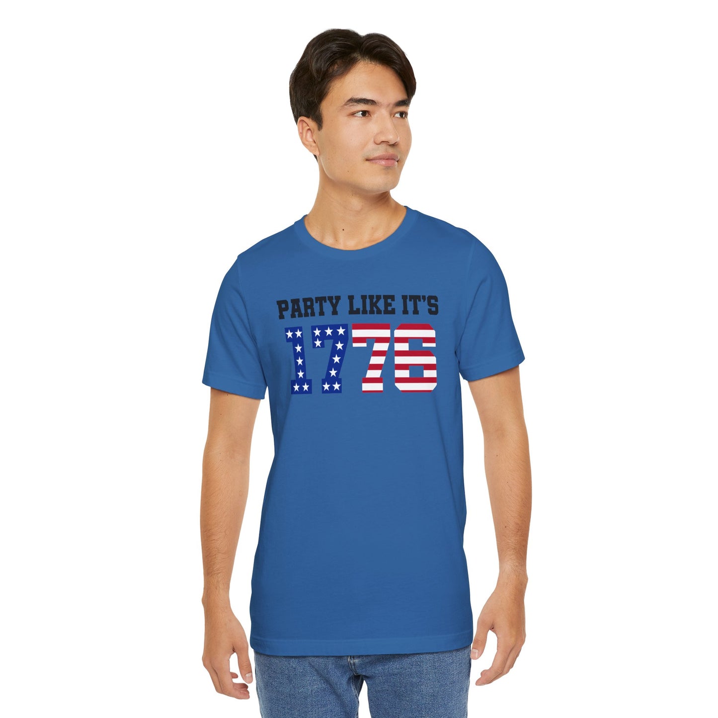 Party Like Its 1776, Graphic Unisex Jersey Short Sleeve Tee