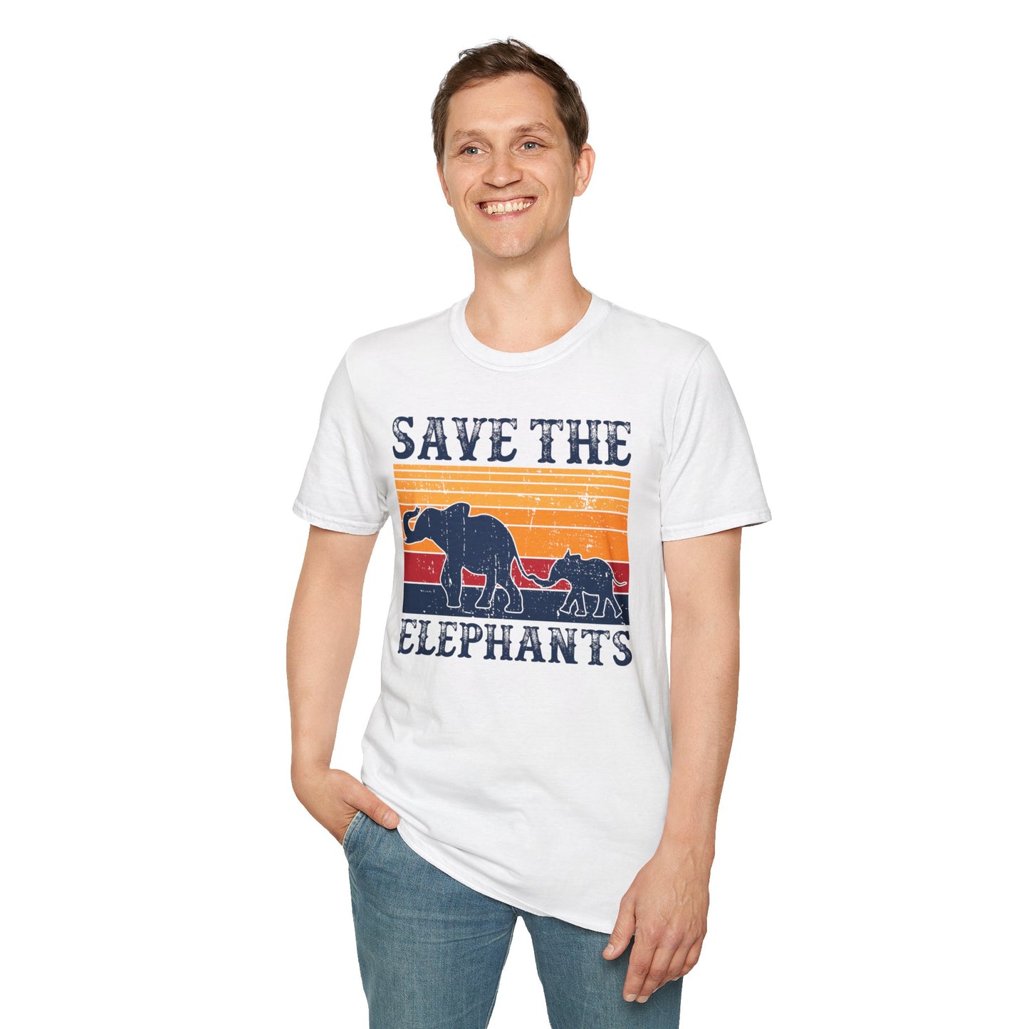 Save the Elephants Unisex Softstyle T-Shirt