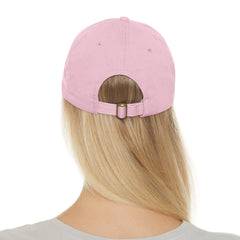 Hempstead Bay Sailing Club Leather Patch Dad Hat — Flying Scot Embroidered Round Patch
