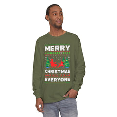 Merry Christmas Everyone Long Sleeve T-Shirt - Unisex Holiday Apparel