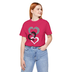 Triple Heart Design Tee