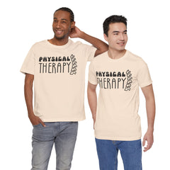 Physical Therapy Unisex Tee - Spine Graphic Gift for PT Student